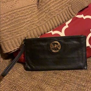 Michael Kors Zip Top Clutch/Wristlet